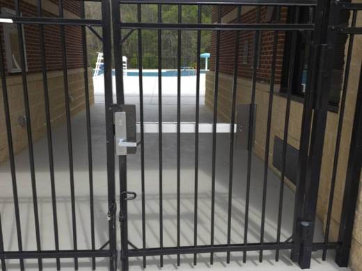 Dallas Door and Hardware gate and pool access hardware installation in Georgia