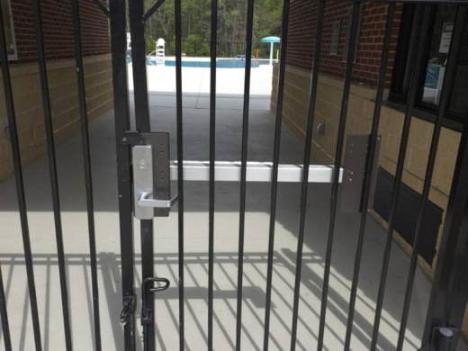 Dallas Door and Hardware gate and pool access hardware installation in Georgia