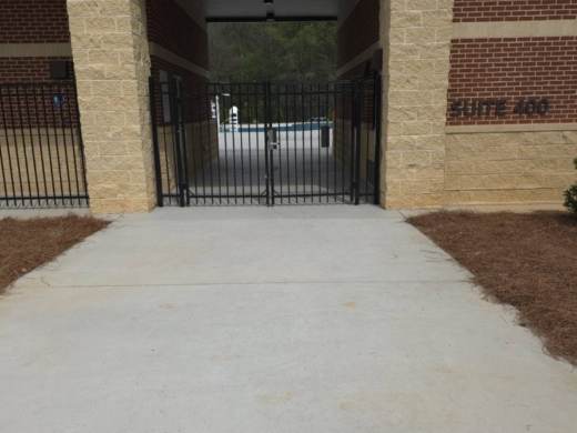 Dallas Door and Hardware gate and pool access hardware installation in Georgia