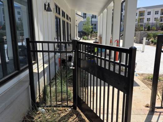 Dallas Door and Hardware gate and pool access hardware installation in Georgia