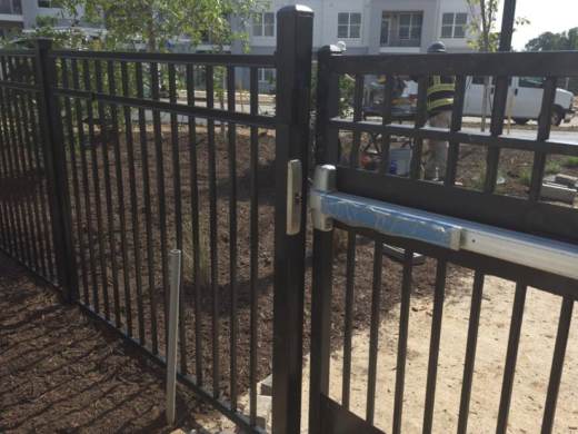 Dallas Door and Hardware gate and pool access hardware installation in Georgia