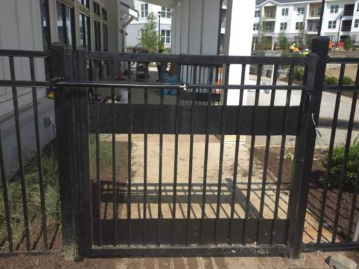 Dallas Door and Hardware gate and pool access hardware installation in Georgia