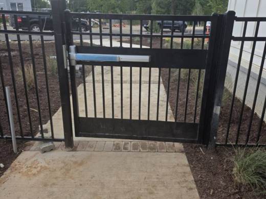 Dallas Door and Hardware gate and pool access hardware installation in Georgia