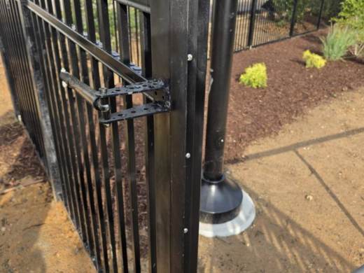 Dallas Door and Hardware gate and pool access hardware installation in Georgia