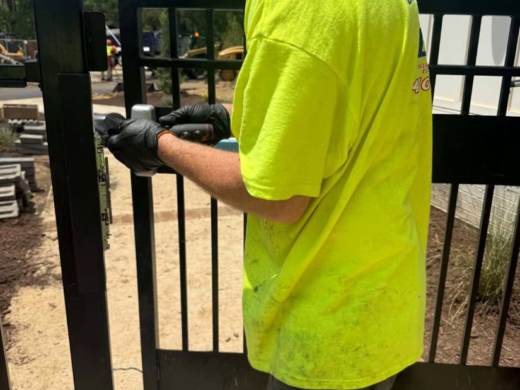 Dallas Door and Hardware gate and pool access hardware installation in Georgia