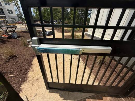 Dallas Door and Hardware gate and pool access hardware installation in Georgia