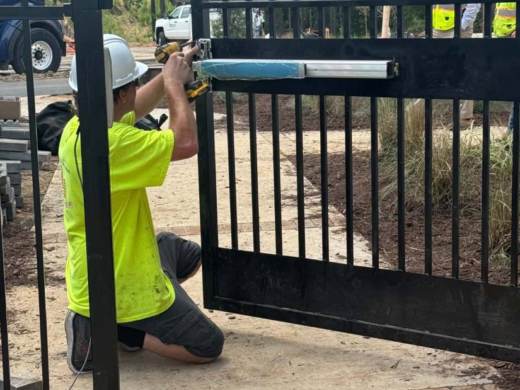 Dallas Door and Hardware gate and pool access hardware installation in Georgia