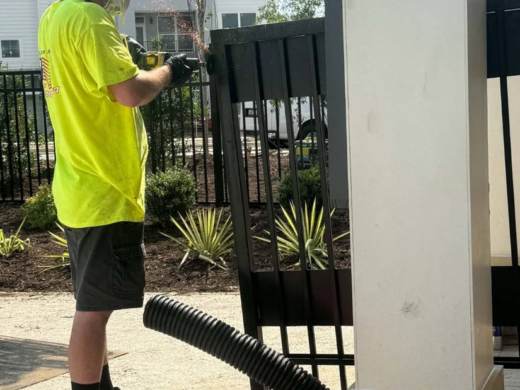 Dallas Door and Hardware gate and pool access hardware installation in Georgia