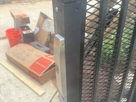 Dallas Door and Hardware gate and pool access hardware installation in Georgia