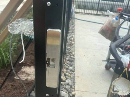 Dallas Door and Hardware gate and pool access hardware installation in Georgia