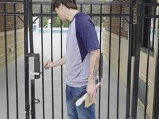 Dallas Door and Hardware gate and pool access hardware installation in Georgia